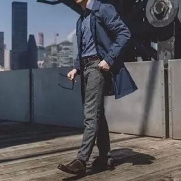 Santoni Stafford Cap Toe Oxford Dark Brown Preppy Minimalist Italy Made Size 9 - Picture 16 of 16